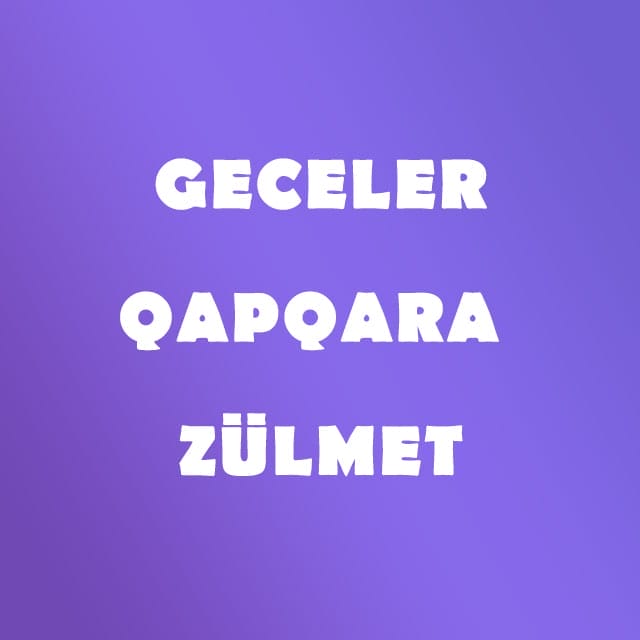 دانلود آهنگ ترکی Geceler QapQara Zülmet از Xeyale Tovuzlu • سانگها